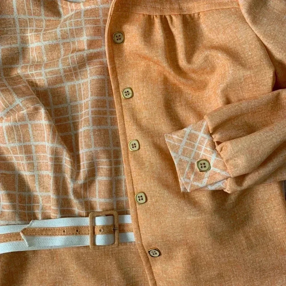 Mr. Mench Vintage 1970s two piece jacket and midi dress set - Picture 5 of 11